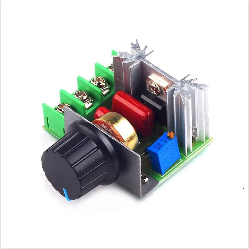 AC 50-220V 25A 2000W контроллер двигателя SCR мощный электронный модуль регулятора напряжения регулятор скорости двигателя
