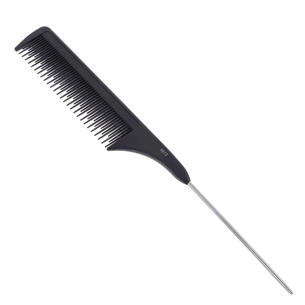 Профессиональная термостойкая салонная черная металлическая шпилька