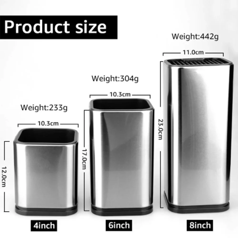 

Walfos Knife Stand Holder For Kitchen Knife Stainless Steel Knife Holder Stand Block High End Kitchen Accessories