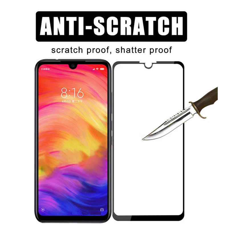 2 в 1 закаленное стекло для Xiaomi Redmi note 7 Защита экрана камеры 8a 8 pro защитное note7