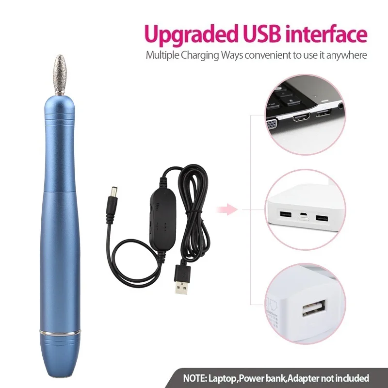 

Nail Drill Machine 25000 RPM Electric Manicure Machine Set USB Portable Nail Drill Pen for Manicure Gel Polisher Pedicure Tools