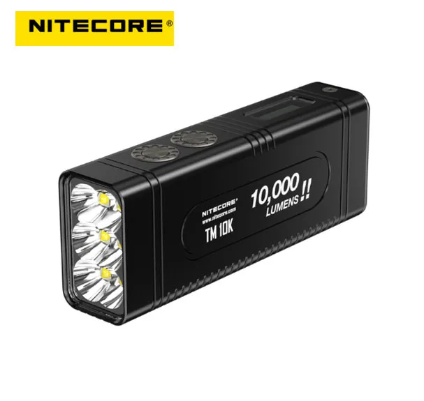 Перезаряжаемый фонарик NITECORE TM10K Tiny Monster 6 CREE XHP35 HD max 10000 люмен светодиодный экран 288