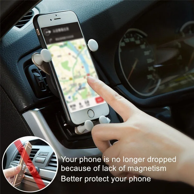 Гравитационный кронштейн держатель для телефона GPS тянущийся Телескопический