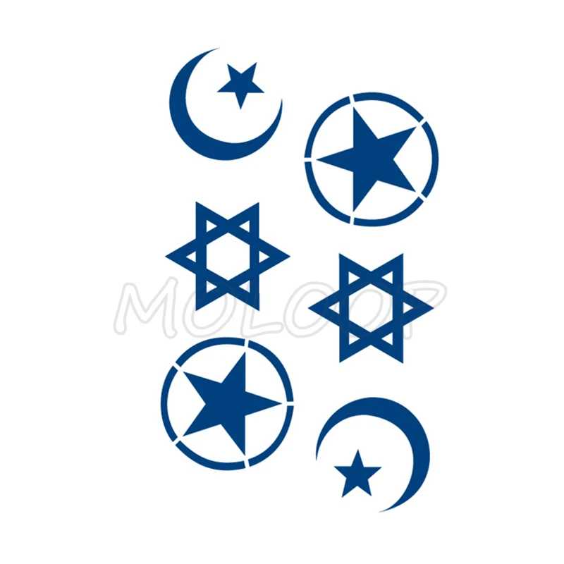 

Наклейка с рисунком сока для татуировок, луна, звезда, геометрия, Ele, Мужские t, водонепроницаемый временный макияж, искусственная татуировка...