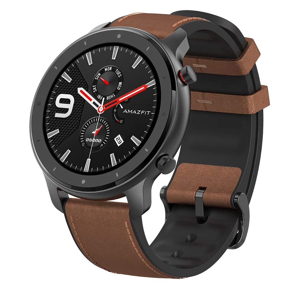 Глобальная версия Huami AMAZFIT GTR 47 мм Смарт-часы Водонепроницаемый 12 спортивный режим gps и ГЛОНАСС частоты сердечных сокращений 6-axis Смарт-часы