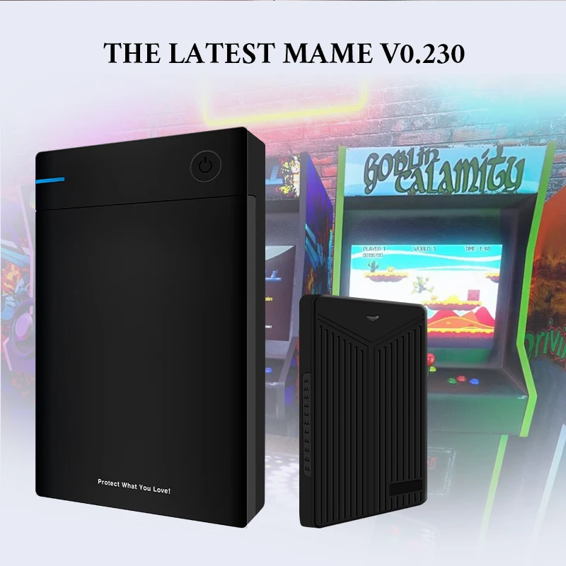 Портативный внешний мобильный HDD 4T/8T/12T 100000 + игровой 420 Эмулятор для PS4/PS3/PS2/SS/Wii