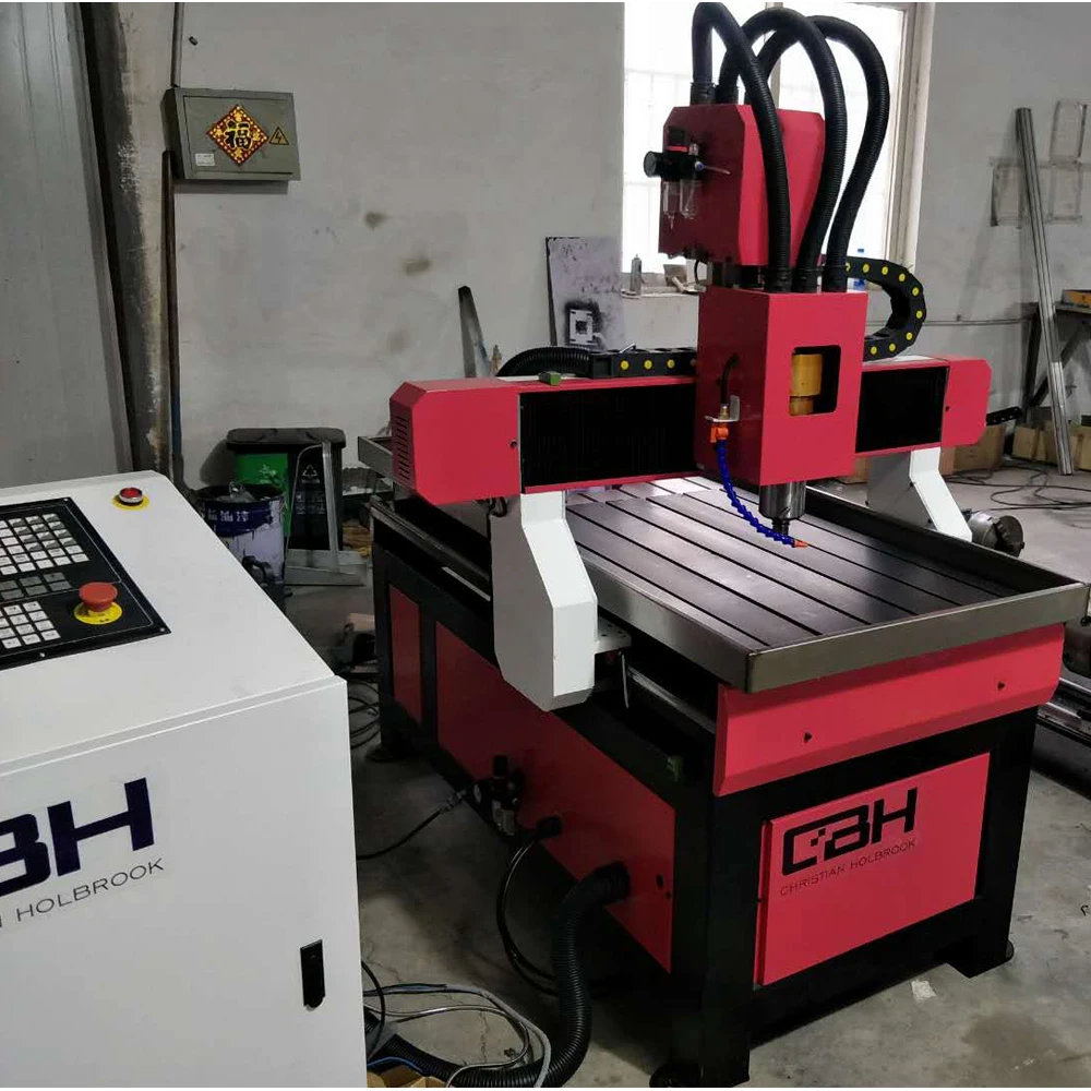 Контроль безопасности Weihong 6 инструментов ATC CNC деревообрабатывающее