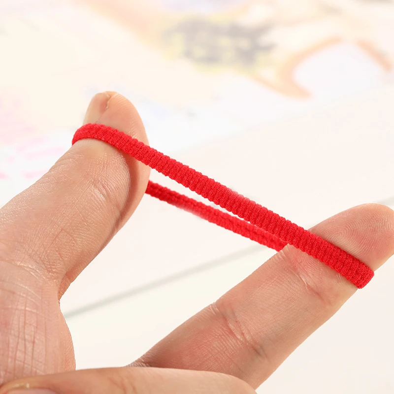 100 шт./компл. дети милые карамельный Цвет резинка для волос аксессуары девочек и