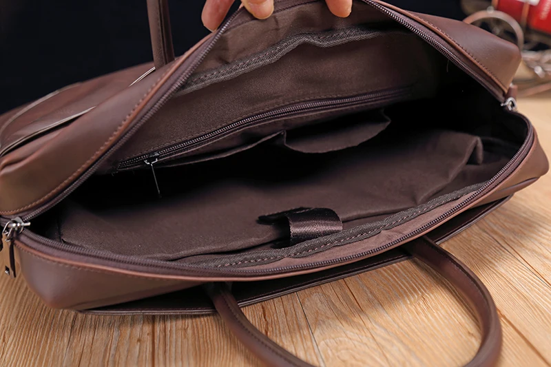 

Dress OL Fashion Business Briefcase Literary Vintage Women Handbag Multifunction 14" Laptop Bag