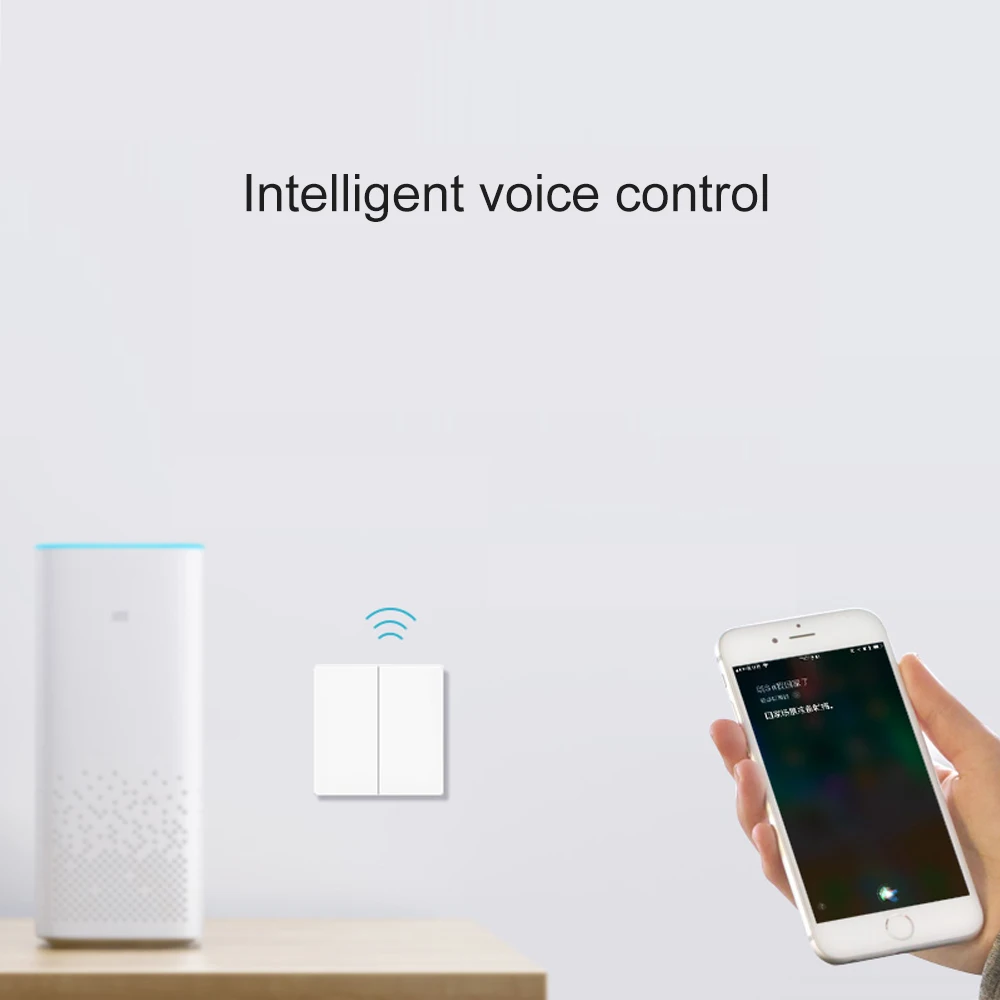 Xiaomi Aqara, умный переключатель, светильник, Wifi, пульт дистанционного управления, беспроводной ключ, настенный, умный переключатель, работает с приложением Mijia Mihome, Aqara, умный переключатель