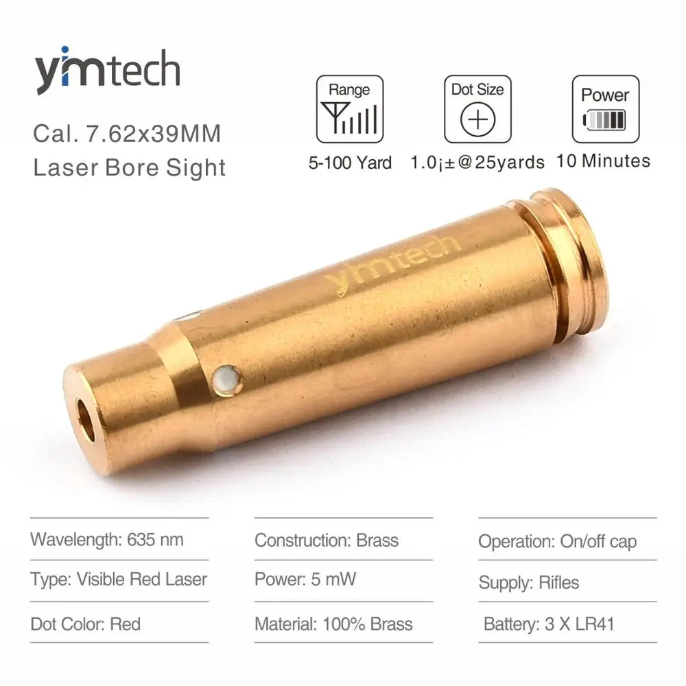 Лазерный прицел тактический с красной точкой 7 62x39 мм|laser bullet|laser borelaser bore sighter |