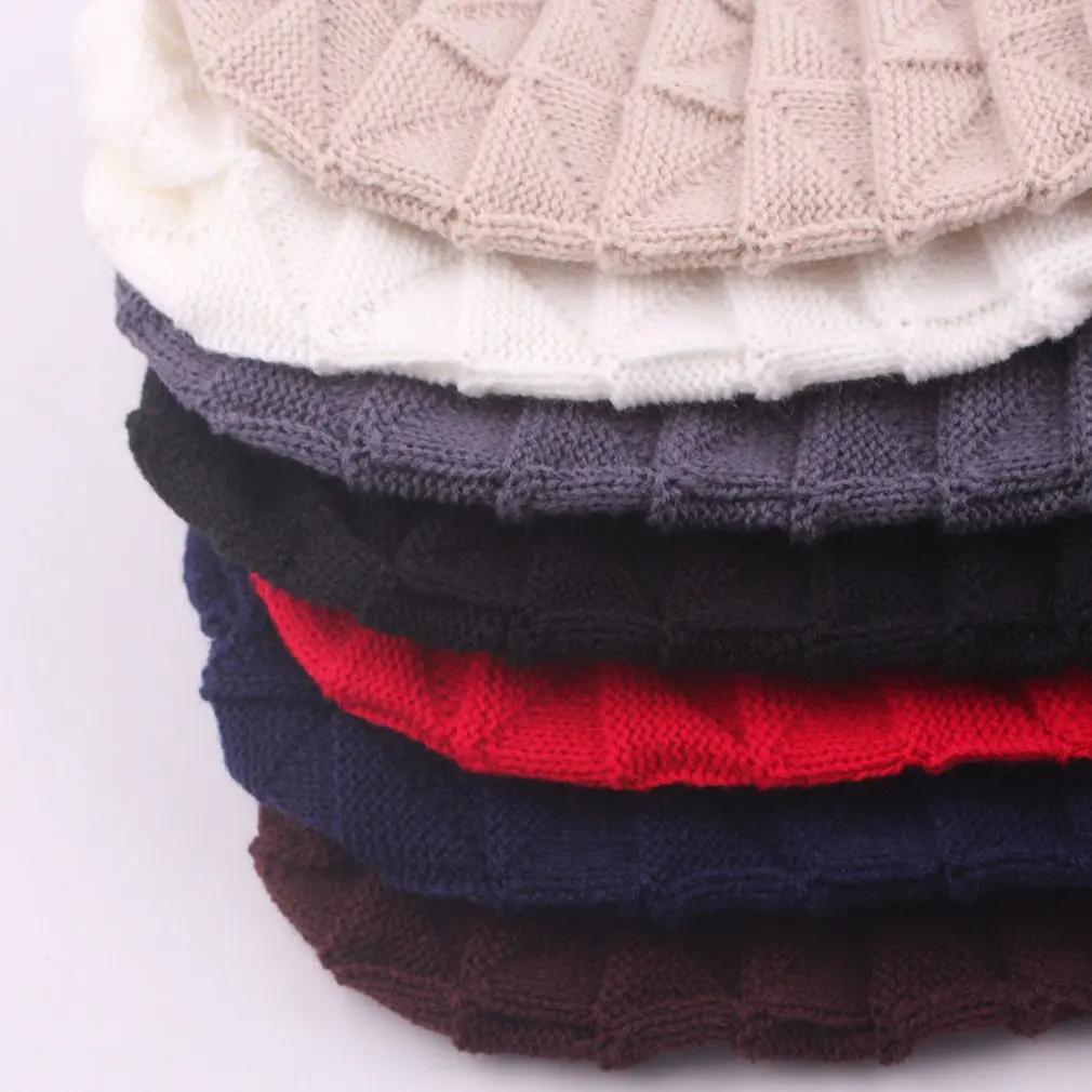 Женский мужской теплый мешок шапка вязаная крючком Лыжная шляпа морозостойкие