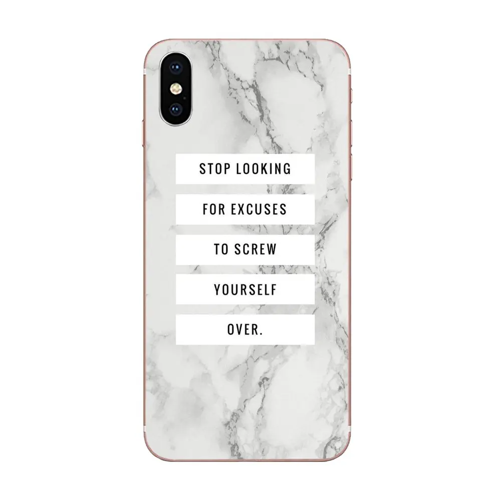 Для Apple iPhone 11 Pro XS Max XR X 8 7 6 6S Plus 5 5S SE 4 4S Мягкий настраиваемый телефон с цитатами Gossip Girl Positive.