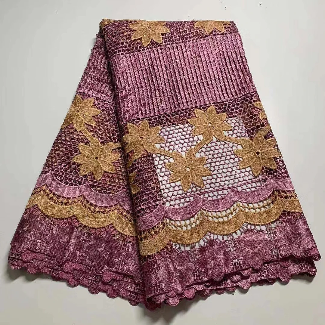 Высококачественная африканская кружевная ткань 2021 Новый дизайн Африканский