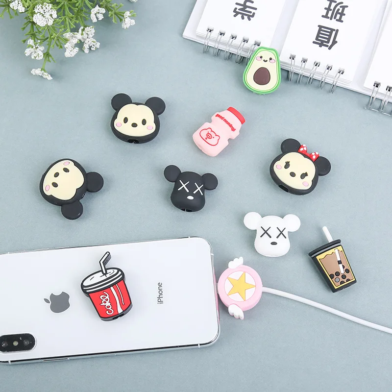 

Sailor Moon Cartoon Cable Winder Protector for iPhone Desktop Kawaii Cable USB Cable Charger Cord Headphone Protector hot sell
