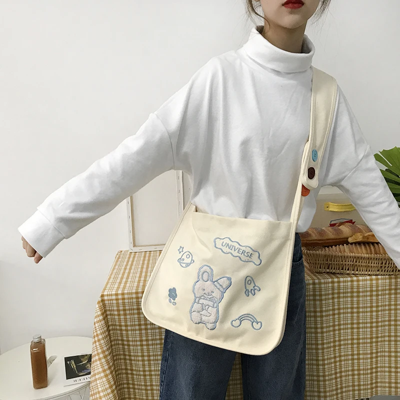 Youda Оригинальные Классические женские сумки через плечо холщовые дизайнерские