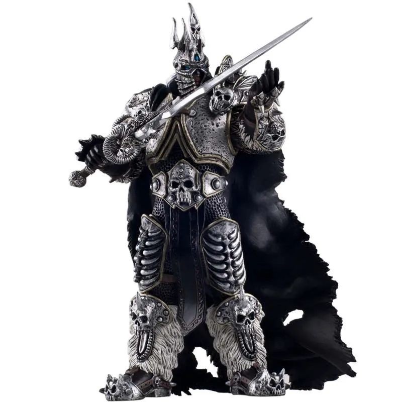 

World Of Warcraft Figure Gift Modle WOW Movie Toys Death Knight Lichking 7Inch 18CM Arthas Menethil Lich King Figma Toy Collect