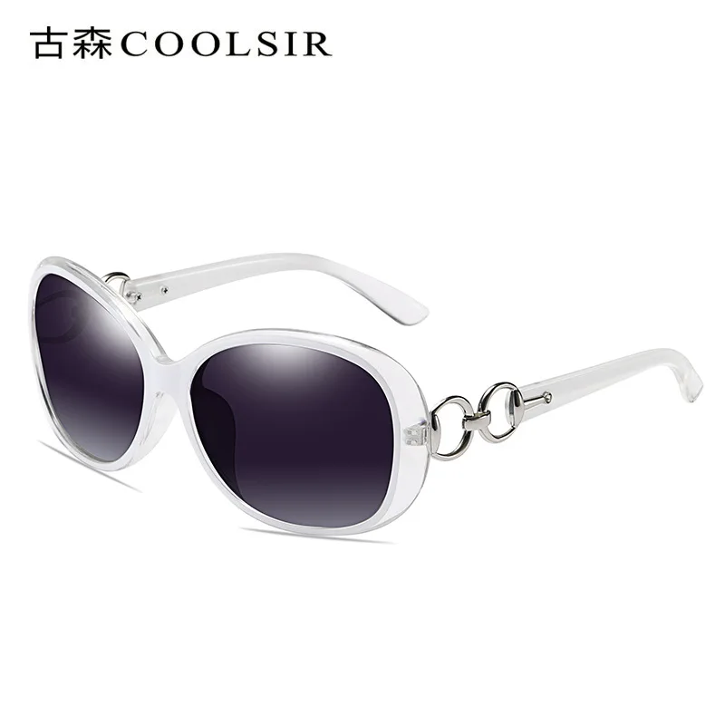 

Sunglasses Women's European and American Elegant Sexy Big Frame Glasses Classic Pink Polarized Driving Sunglasses 2115