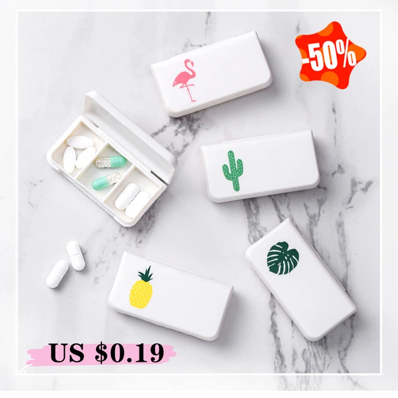 

D5 Portable Pill Box Travel Pill Case Medicine Box Travel Weekly Medicine Health Travel Case Holder Mini Cute Plastic Pill Box
