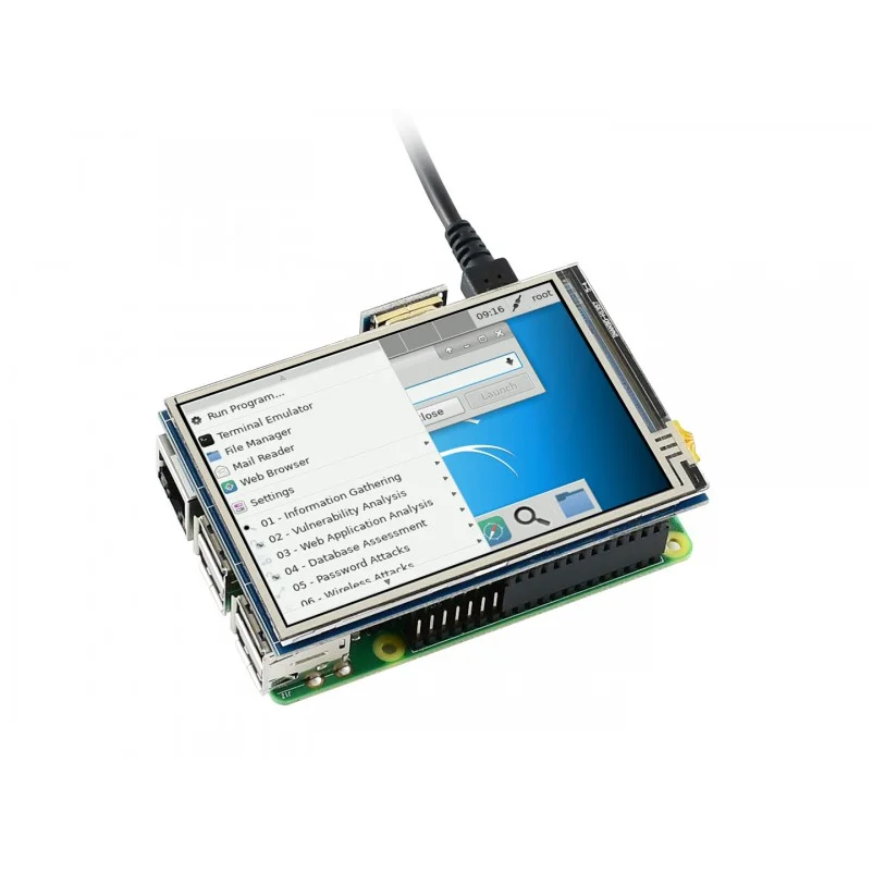 Waveshare 3,5 дюймов HDMI ЖК-монитор резистивный сенсорный экран Разрешение 480x320 HDMI интерфейс ips экран предназначен для Raspberry Pi