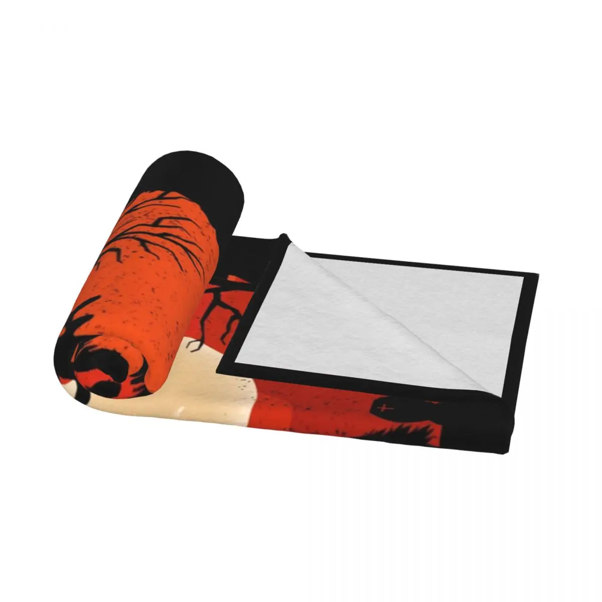 Флисовое одеяло с рисунком кошки на Хэллоуин покрывало для телевизора дивана