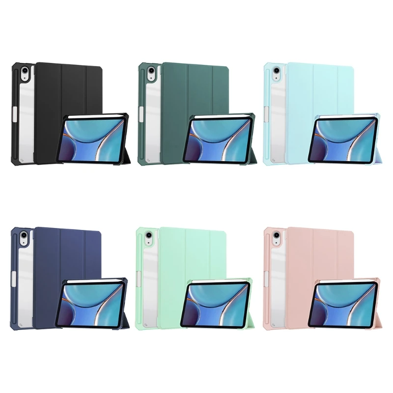 

2022 New Pad Case Compatible with Mini 6 2022 Magnetic Cover Case Tablet Shell Smart Auto Sleep Wake with Pencil Holder