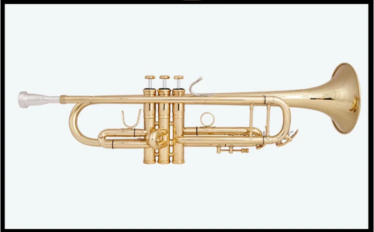 Посеребренная труба фотоэлемент маленький латунный музыкальный инструмент