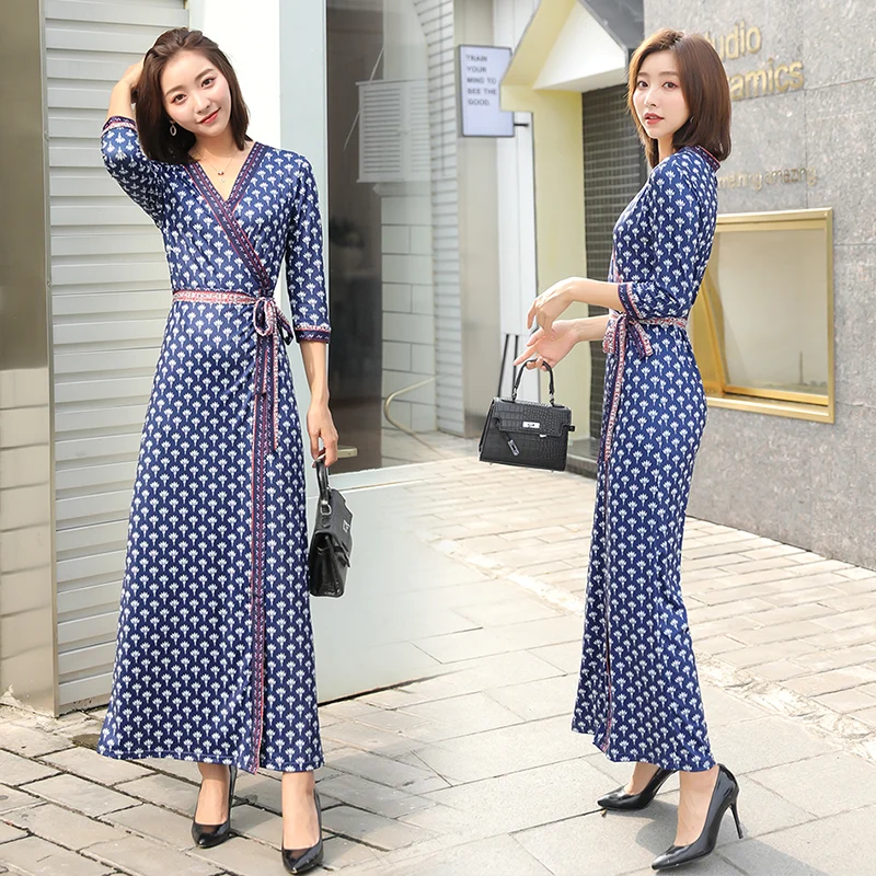

2021 New Print Summer Dress Evening Long Vintage Dress Party Oversize Short Sleeve Beach Women Dresses Robe Vestido Prom
