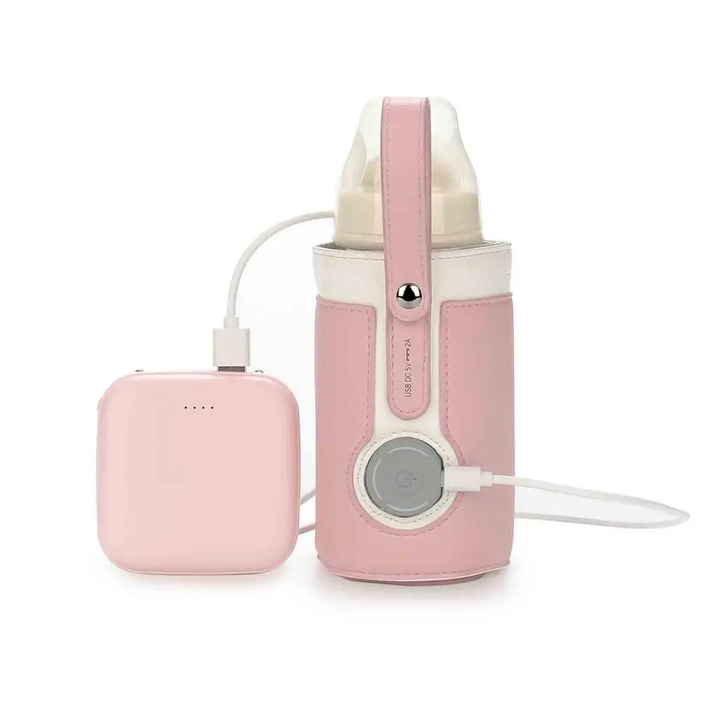 

USB Milk Heater Baby Bottle Warmer Constant Temperature Portable Feeding Bottle Warmer Indoor Outdoor Baby Nursing Accessories