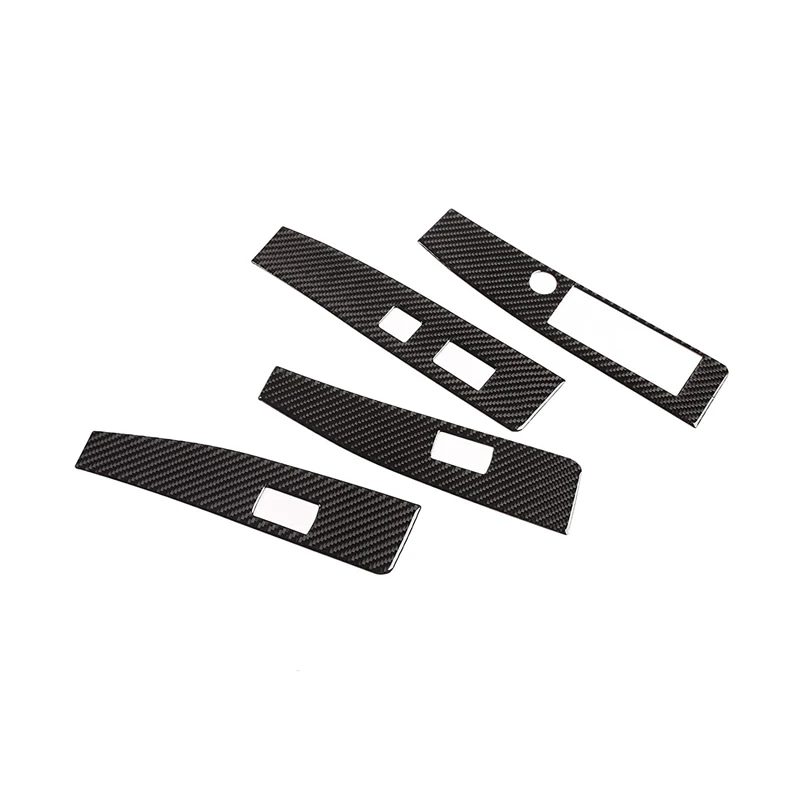 

for Toyota Tacoma 2015-2020 Car Window Lift Switch Panel Cover Trim Decorative Frame Carbon Fiber Sticker Accessories