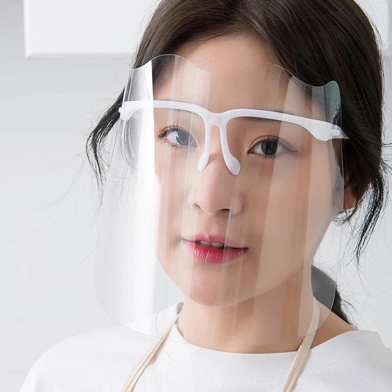 Прочная портативная безопасная кухонная антидымчатая маска с брызгами масла