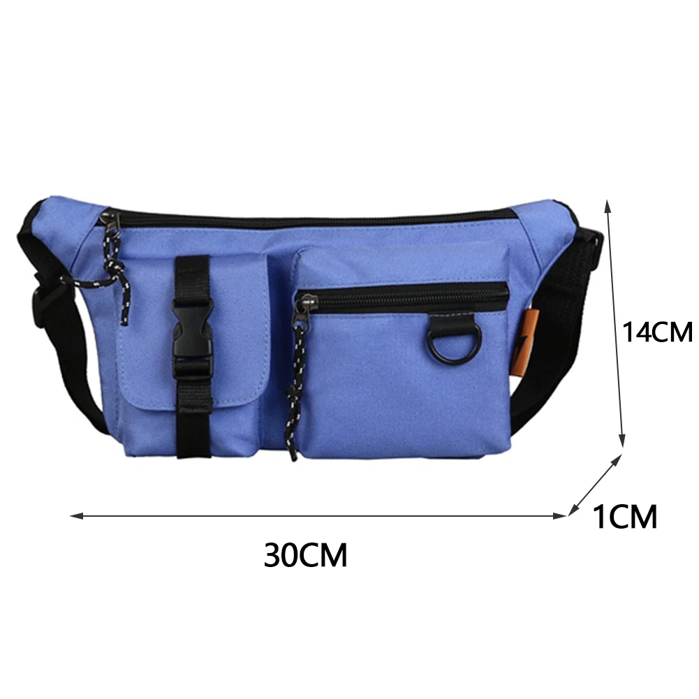 

Vintage Women Oxford Cloth Shoulder Crossbody Messenger Bag Chest Bags Casual Ladies Multi Layers Solid Color Large Capacity