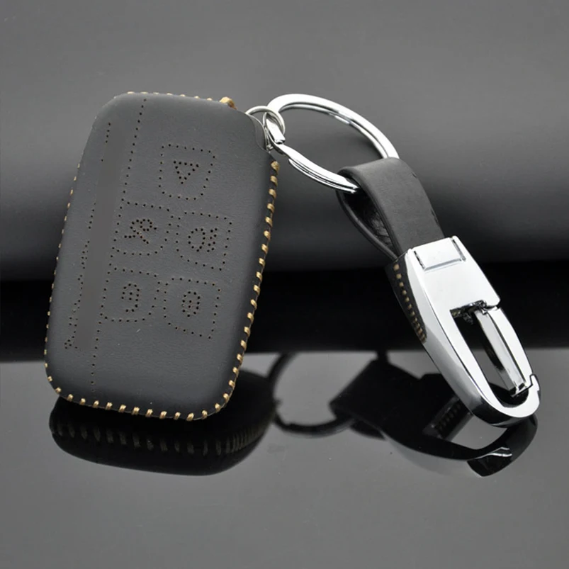 Кожаный чехол-брелок в стиле ретро для автомобильного ключа чехол-держатель Land
