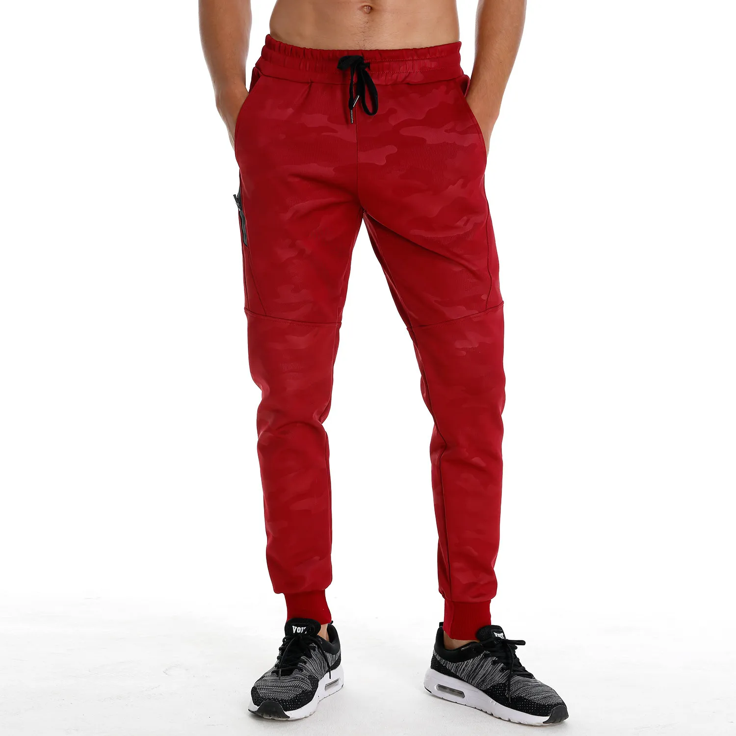 Новинка 2021 штаны для бега мужские брюки с камуфляжным принтом фитнеса