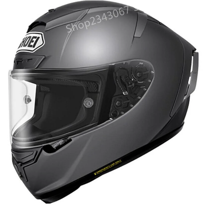 

Full face motorcycle helmet X14 matte gray helmet riding off-road motorcycle racing motorcycle helmet