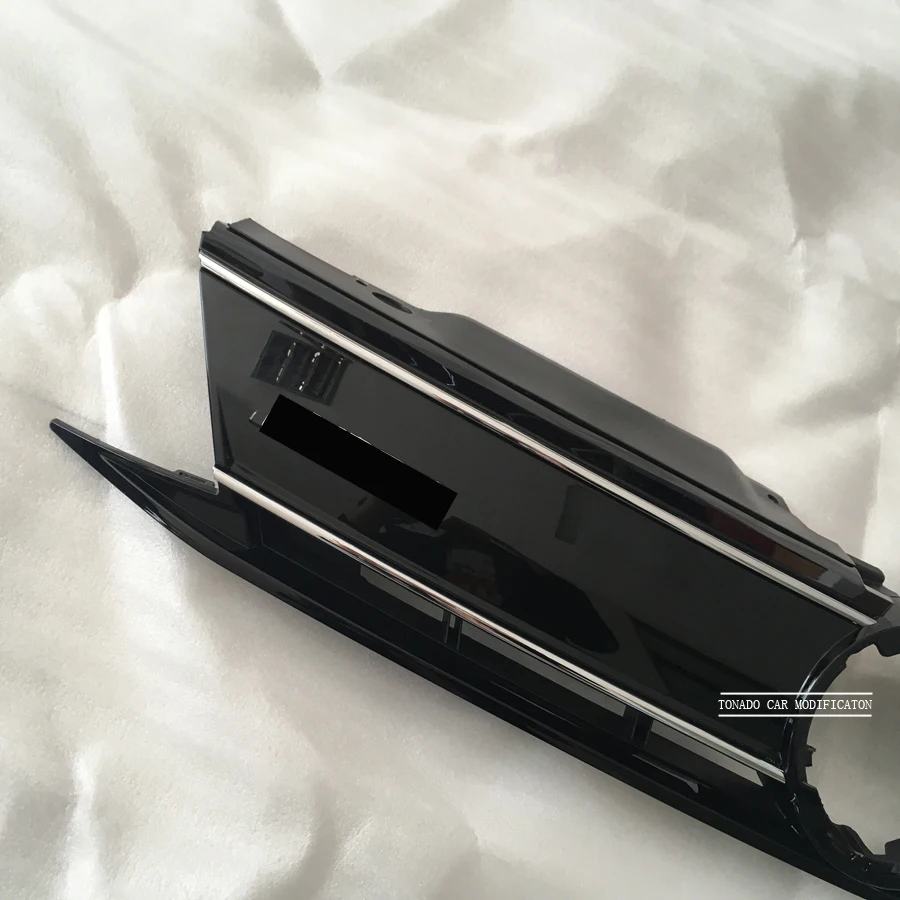 Радиаторная решетка верхняя передняя бамперная гриль GOLFLIATH BLUEMOTION стиль из АБС с блестящим лаком для VW Sagitar/Jetta MK6 2012-2018 на.