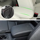 Автомобильный подлокотник из кожи и микрофибры для центральной консоли, защитная накладка для VW Golf 7 MK7 2014 2015 2016
