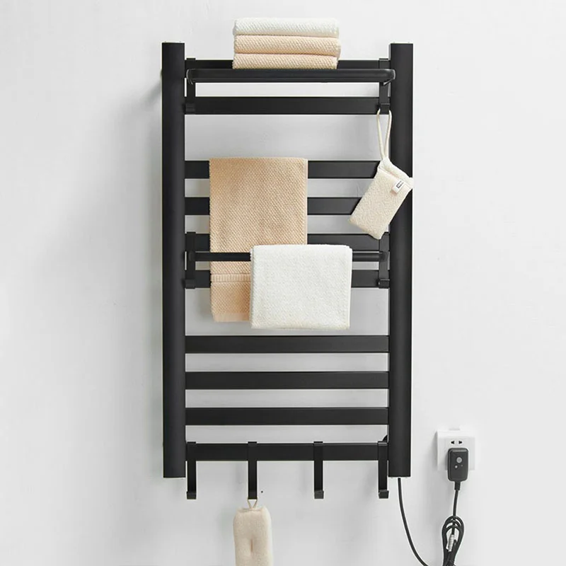 

Electric Heated Towel Rack Bathroom Towel Drying Rack Heated Bath Towel Rack Intelligent Constant Temperature Free Punching