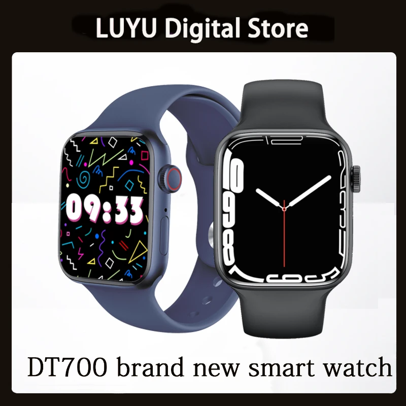 

DT700 Brand New Smart Watch Men's Smart Watch Ladies NFC Access Control 3D Curved Screen GPS Track Positioning Offline Alipay