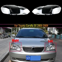 car headlamp lens for toyota corolla ex 2003 2004 2005 2006 2007 2008 2009 car replacement auto shell