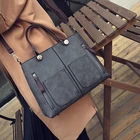 Винтажная женская сумка через плечо, Высококачественная женская сумка через плечо, Женская Повседневная сумка-мессенджер, универсальная женская сумка для покупок