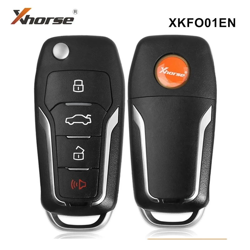 

5pcs/lot Xhorse XKFO01EN Wire Remote Key For Ford Condor Flip 4 Buttons for VVDI/VVDI2 MINI Key Tool Key Programmer