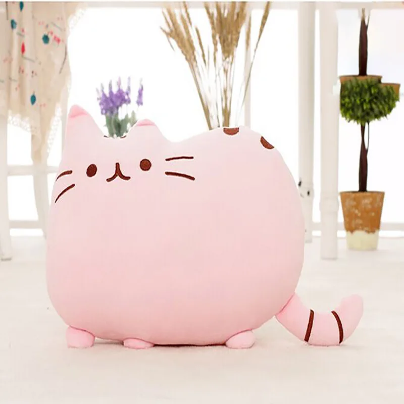 Подушка Kawaii Cat 40*30 см с молнией только кожа без полипропилена хлопка печенья