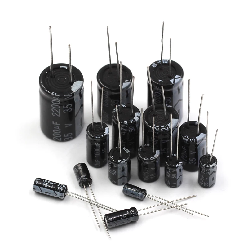 Непосредственно вставленный алюминиевый электролитический конденсатор Набор DIY
