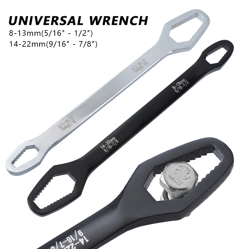 

Multifunction Torx Wrench Double End Universal Spanner 8-22mm Screw Nuts Wrenches Car Hand Maintain Repair Tool Wrench Hand Tool