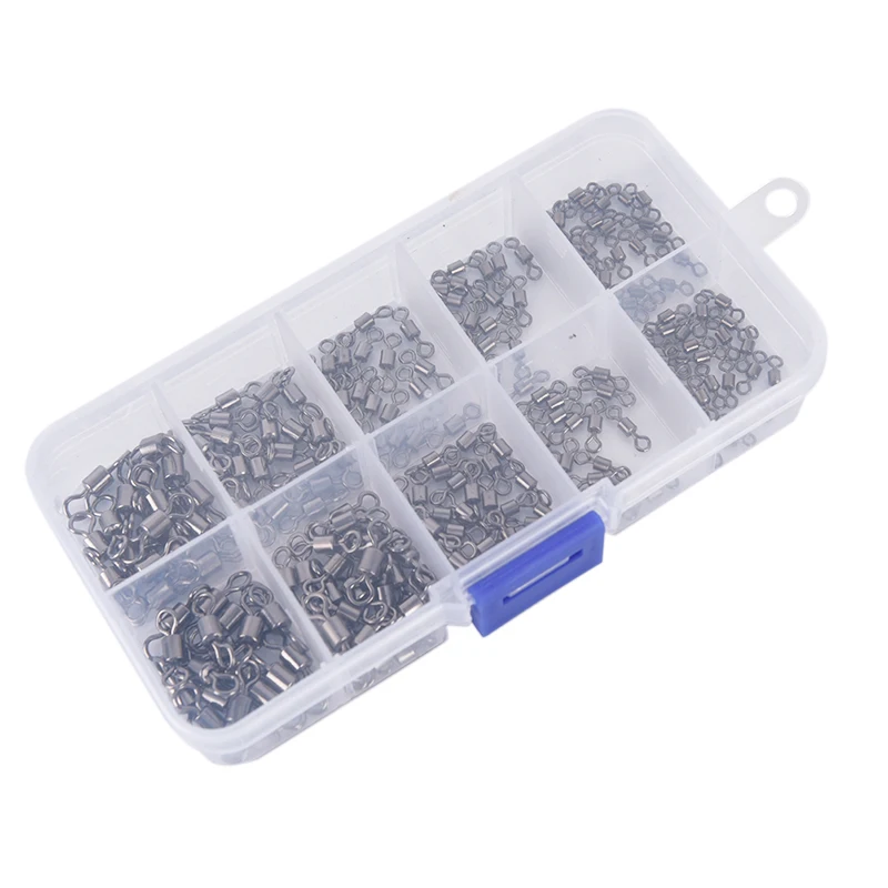 300 шт. шарикоподшипник из нержавеющей стали вертлюги рыболовные соединители