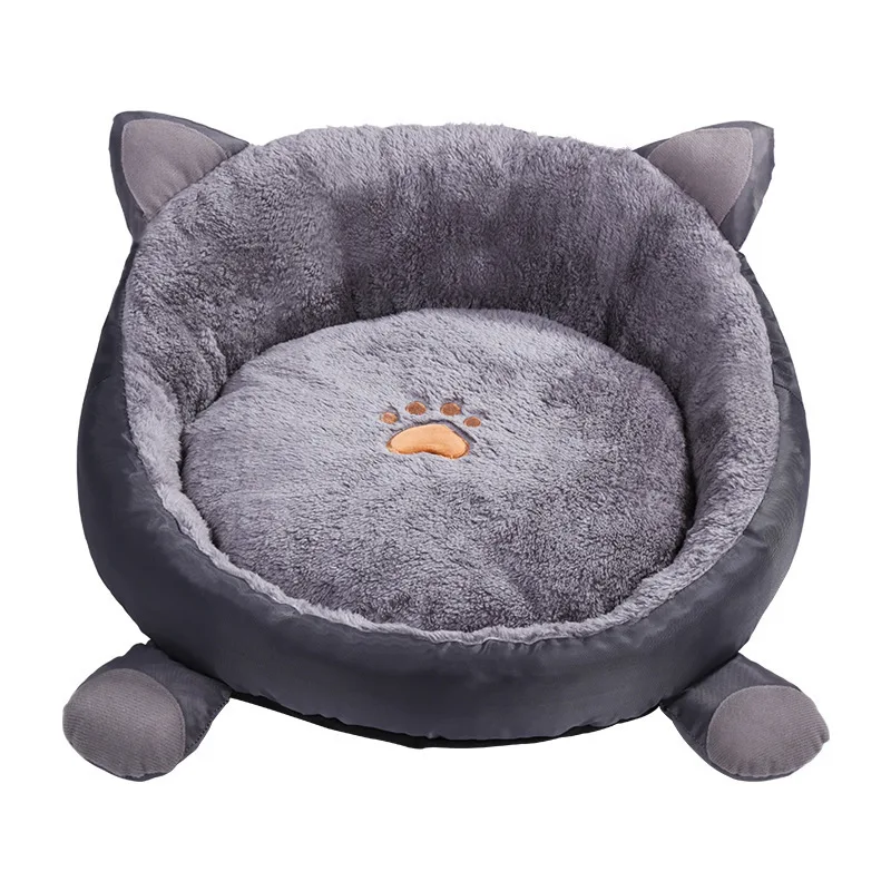 

Собака кошка кровать диван коврик круглый ковер Питомник Гнездо мягкий материал зимний теплый спальный дом щенок подушка