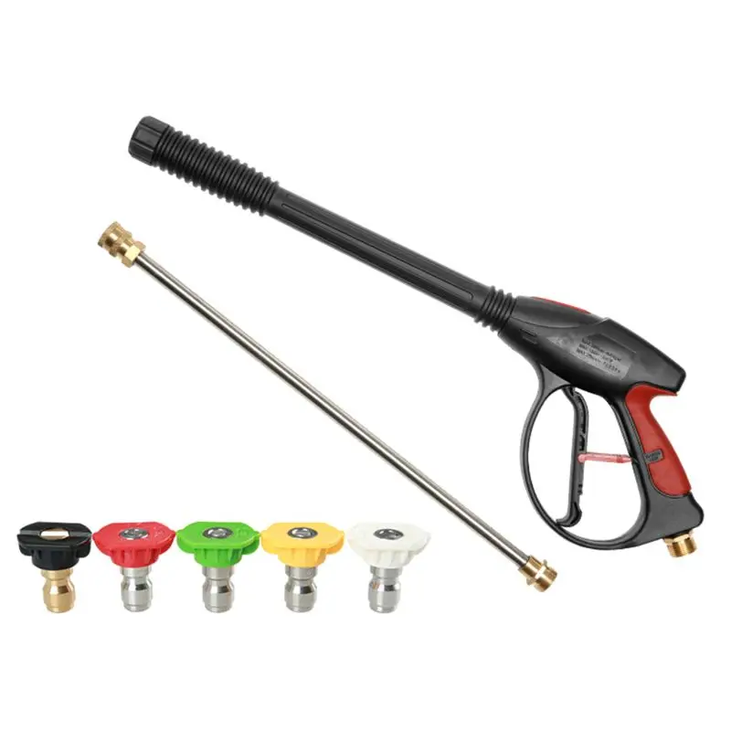 

1Set High Pressure Car Power Washer Spray Wand Lance Nozzle Tips Hose Kit for Cleaning Tools