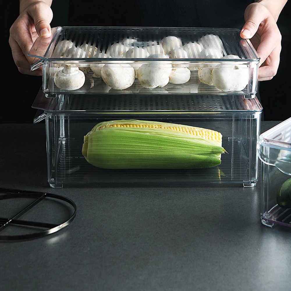 Кухонный Контейнер для хранения еды с крышками контейнер сохранения свежести