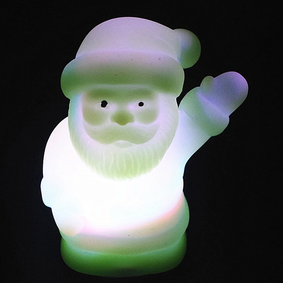 

Luminous Santa Claus Christmas colorful nightlights flash children's toysA508